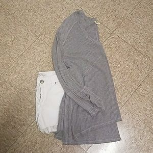 Free People S high low top in gray